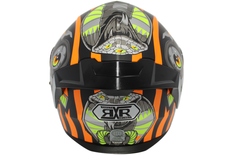 691B-F2-muted black fluorescent orange back